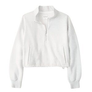 Abercrombie & Fitch SoftAF Max Cinched Bungee Half-Zip